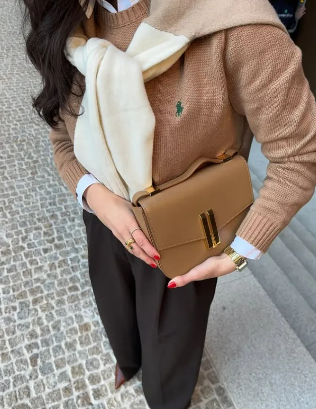 The Camel Wool Coat old money fashion