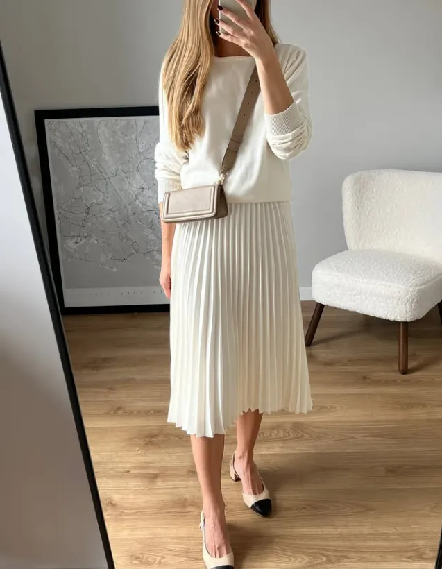 The Midi Skirt old money fashion